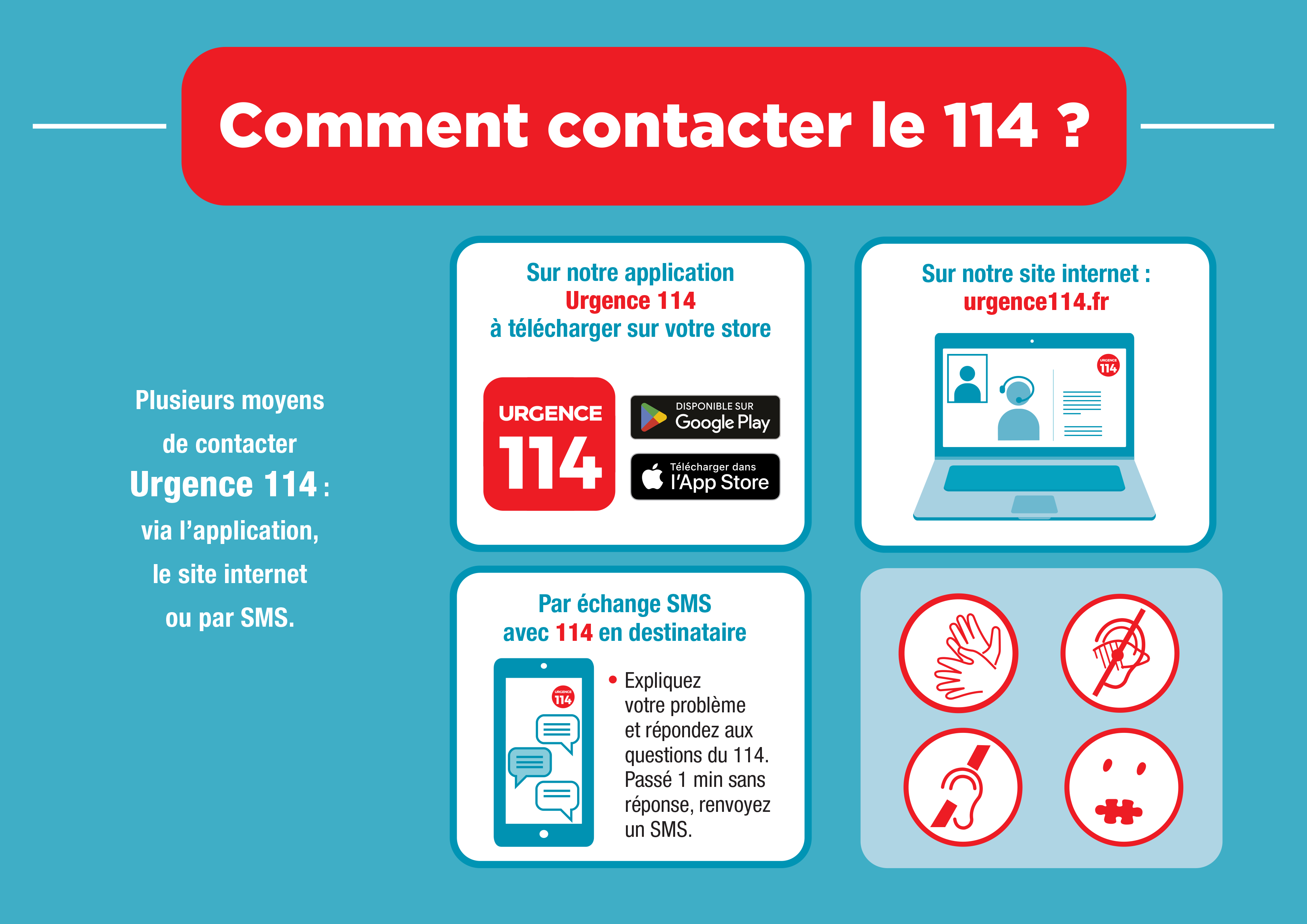 Comment contacter le 114 ? Voir description détaillée ci-après.