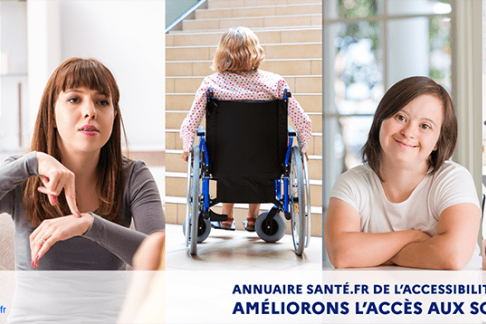 Annuaire santé.fr de l'accessibilité des cabinets : améliorons l'accès aux soins pour tous.